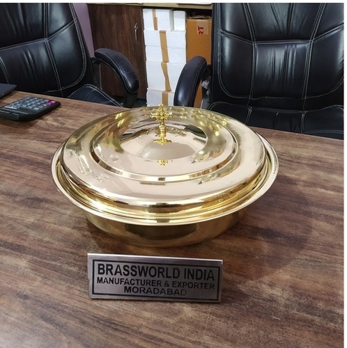 Brass Communion Tray Gold High Quality Church Supplies