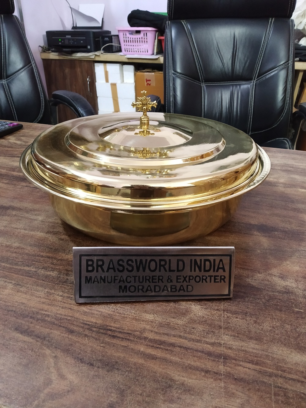 Brass Communion Tray Gold High Quality Church Supplies
