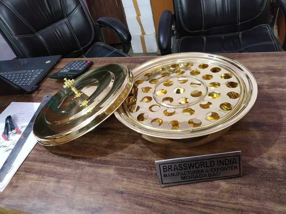 Brass Communion Tray Gold High Quality Church Supplies