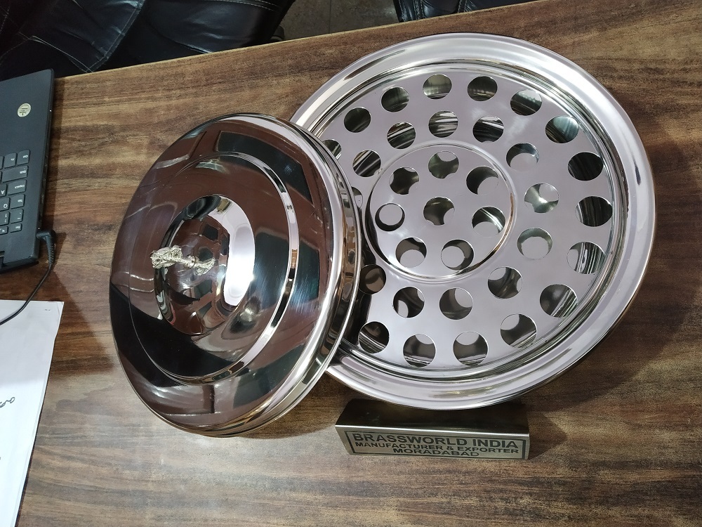 Brass Communion Tray Silver High Quality Church Supplies