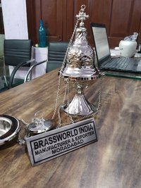 Brass Silver High Quality Engraved Censer For Church Supplies