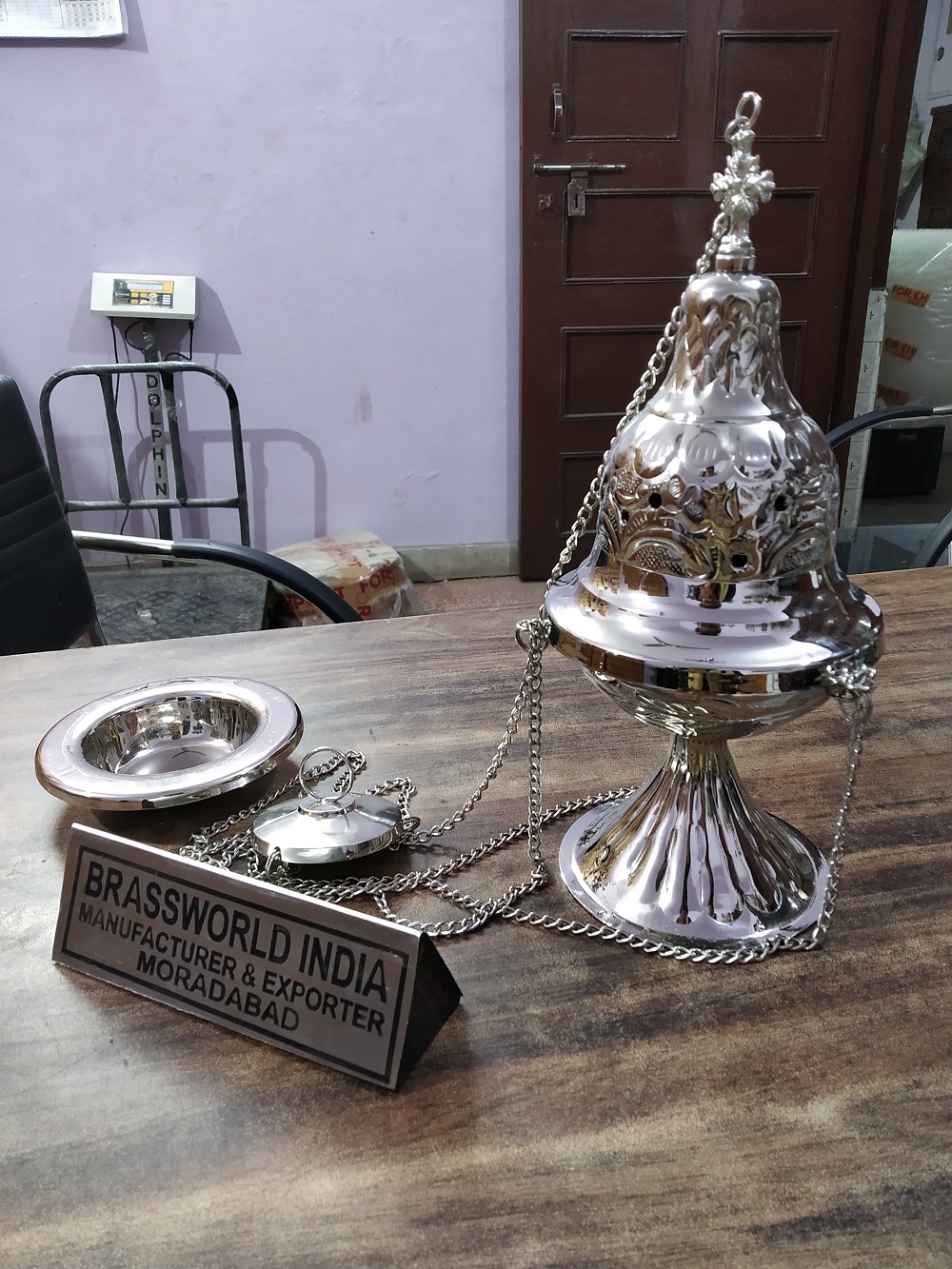 Brass Silver High Quality Engraved Censer For Church Supplies
