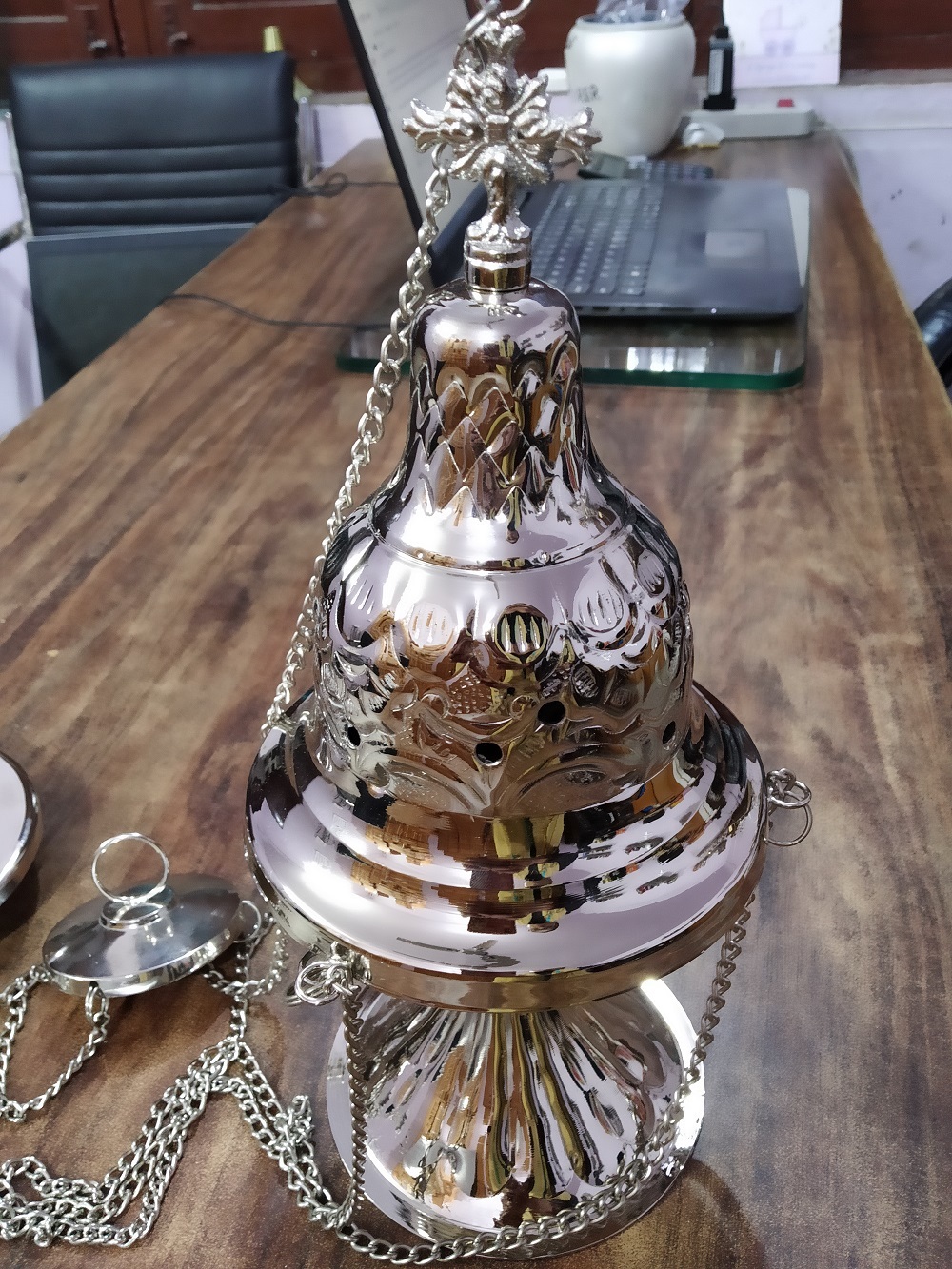 Brass Silver High Quality Engraved Censer For Church Supplies
