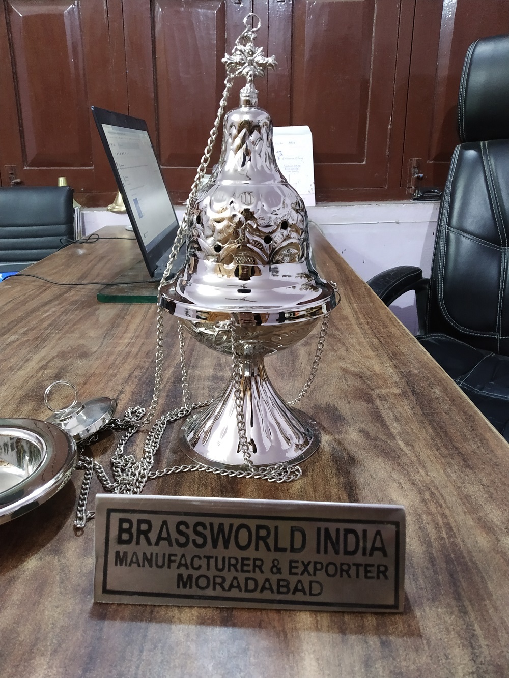 Brass Silver High Quality Engraved Censer For Church Supplies