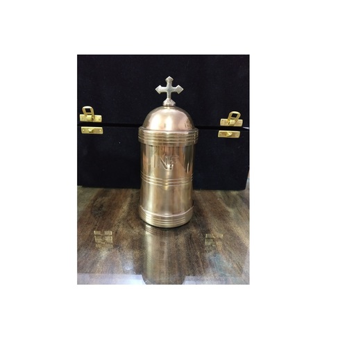 Brass Golden Communion With Cross Church Supplies