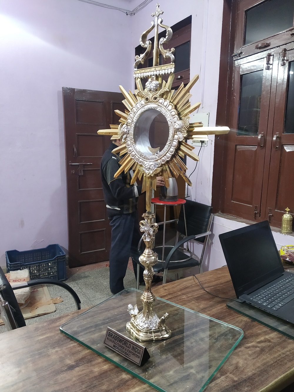 Brass Monstrance For Church Church Supplies