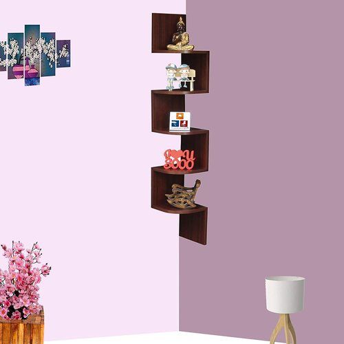 Corner Wooden Wall Shelves