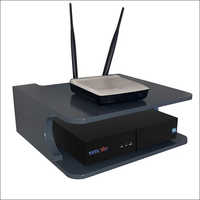 Wall Mounted Set Top Box And Wireless Wifi Router Stand