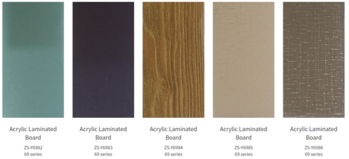 4H 6H Anti Scratch Acrylic Laminates  1220*2440mm Thickness 1.2mm 1.5mm)