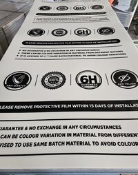 4h 6h Anti Scratch Acrylic Laminates 1220 2440mm Thickness 1.2mm 1.5mm - Application: Floor