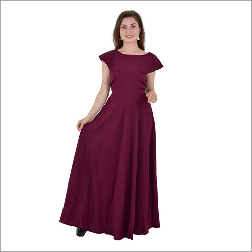 Buy online Boat Neck Self Design Maxi Dress from western wear for Women by  Eavan for 899 at 50 off  2023 Limeroadcom