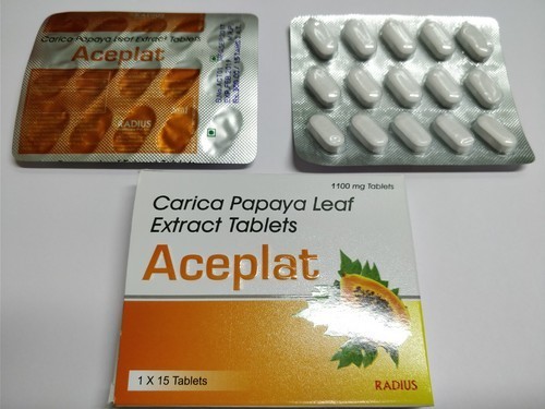 Carica Papaya Leaf Extract Tablets Age Group: For Adults