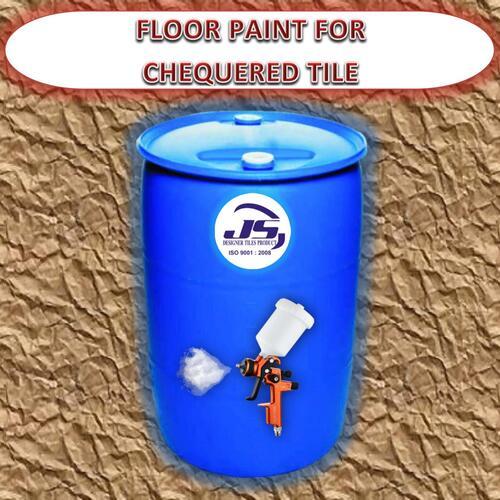 Floor Paint For Chequered Tile Application: Industrial