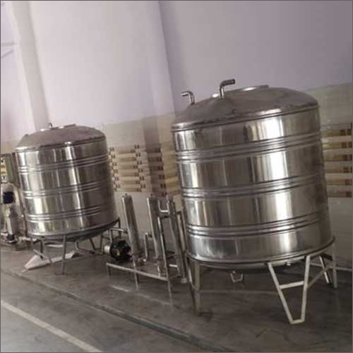 Semi Automatic 8 Hp Packaged Drinking Water Plant