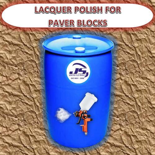 LACQUER POLISH FOR PAVER BLOCKS