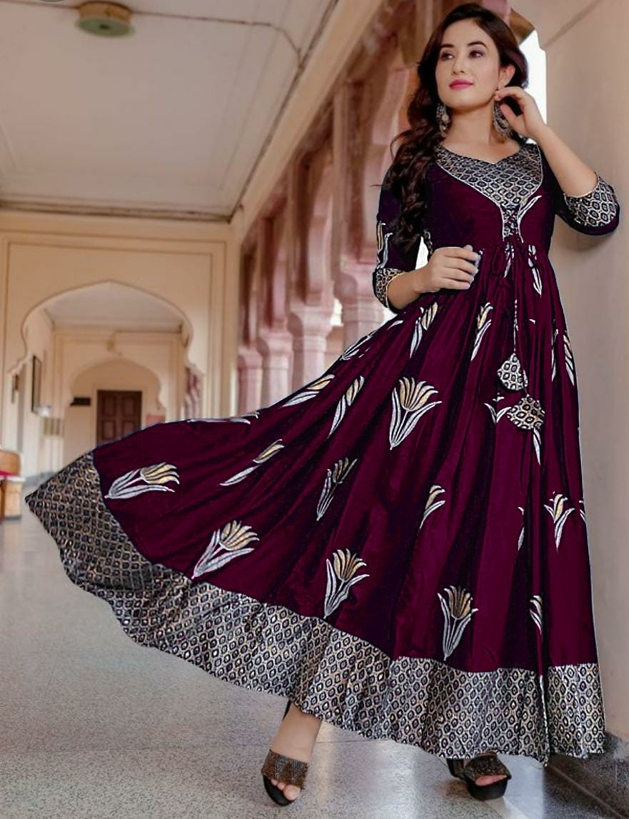 FANCY  RAYON PRINTED  KURTY COLLECTION