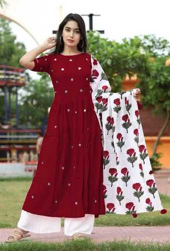 dress kurti plazo