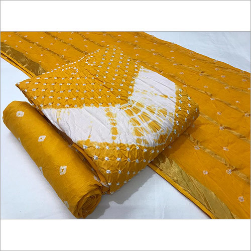 Premium Cotton Attractive Design Bandhani Suit