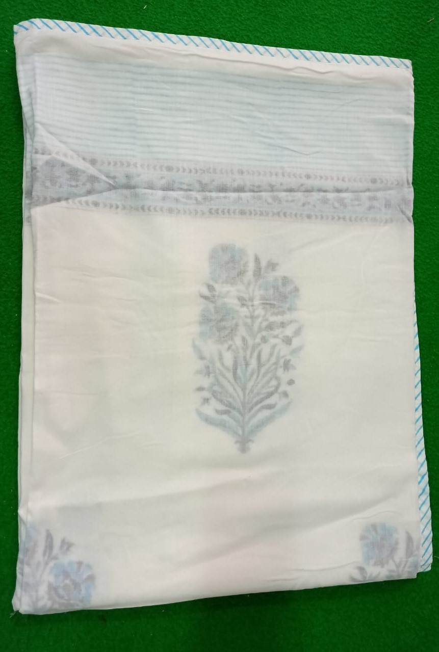 Soft Cotton Indian Handmade Print Single Dohar