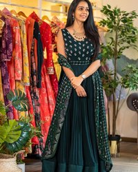 EMBROIDERED ANARKALI GOWN  COLLECTION