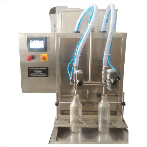 2 Head Servo Plc Liquid Filling Machine Application: Beverage