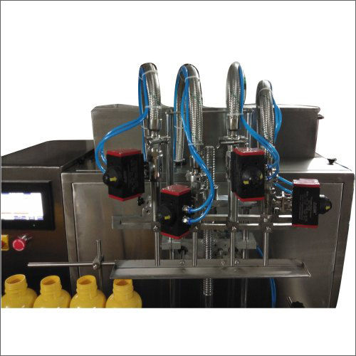 Stainless Steel 4 Head Servo Automatic Liquid Filling Machine