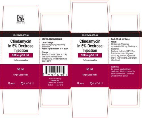 Liquid Clindamycin And Dextrose Injection