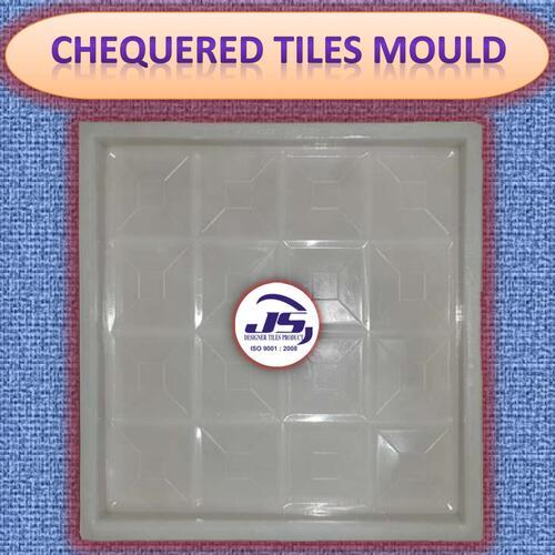 Silicone Plastic Chequered Tile Mould