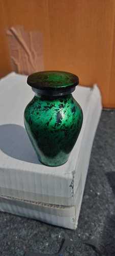 Aluminium Marble Green Keepsake Urn Funeral Supplies By BRASSWORLD INDIA