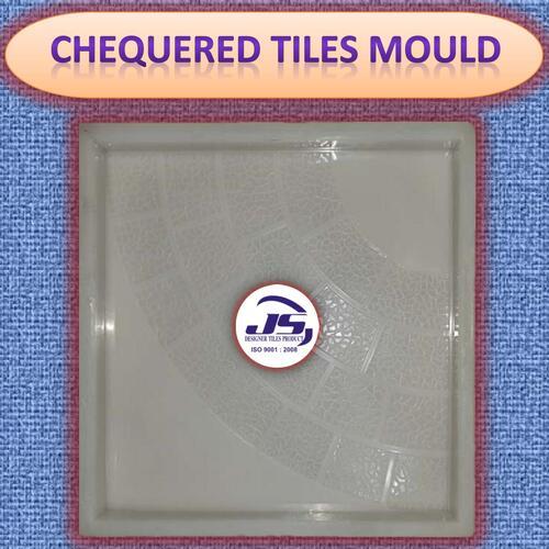 Synthetic Silicone Plastic Chequered Tiles Pvc Mould
