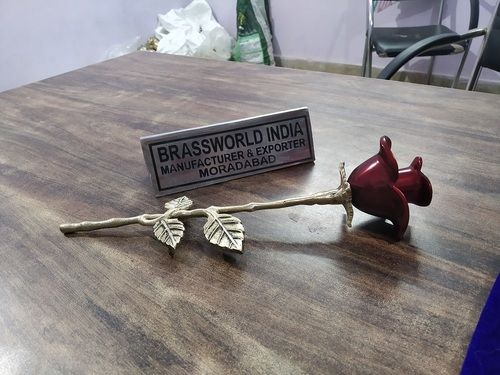 Brass Rose Keepsake Urn