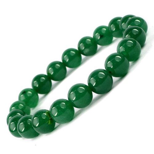 Prayosha Crystals Green Jade Bracelet