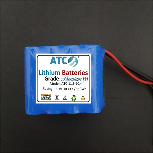 11.1V-10.4Ah NMC Premium Lithium Battery