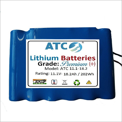11.1V-18.2Ah NMC Premium Lithium Battery