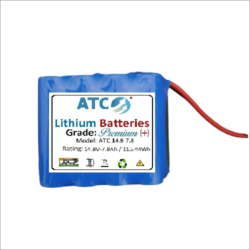 14.8V-7.8Ah NMC Premium Lithium Battery