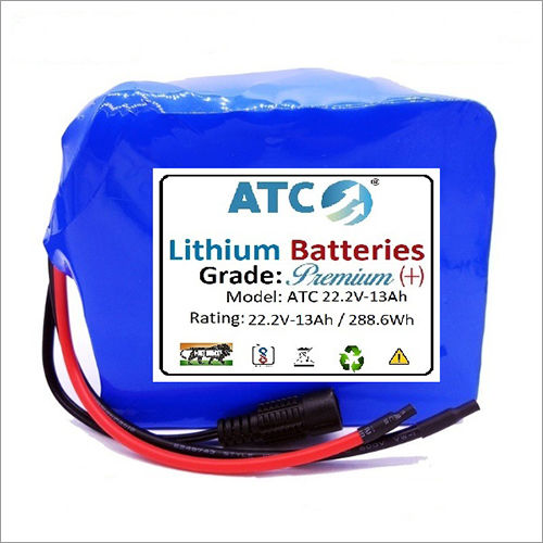 22.2V-13Ah NMC Premium Lithium Battery