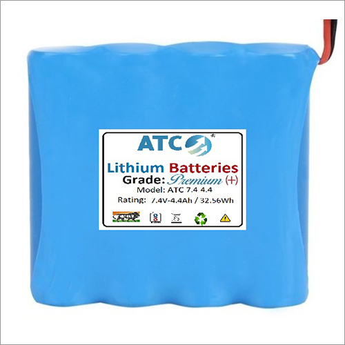 7.4V-4.4Ah NMC Premium Lithium Battery