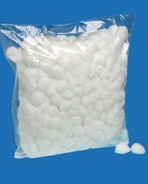 Cotton Wool Ball Use: Hospital