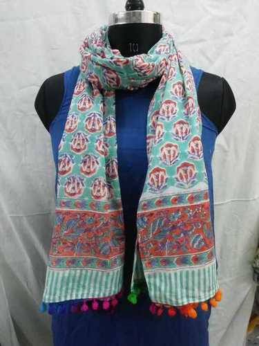 Sanganeri Block Print Cotton Stoles