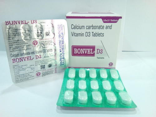 Calcium Carbonate With Vitamin D3 Tablets