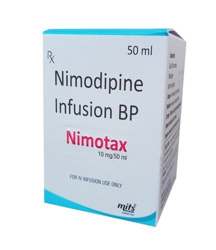 Nimodipine Injection - Liquid Formulation, As Directed by Physician for Brain Bleeding Injury, Suitable for All Ages