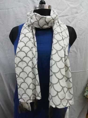 Soft Handmade Printed Cotton Stole