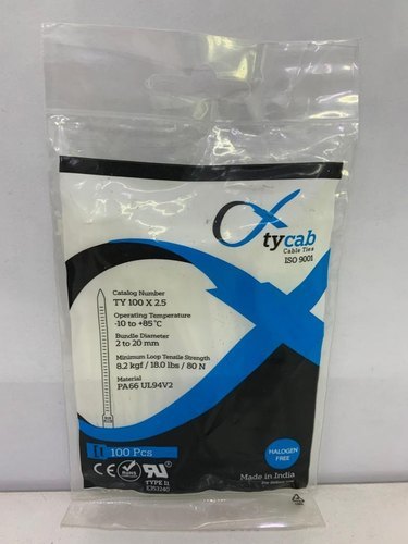 TYCAB CABLE TIE,100mmx2.5mm
