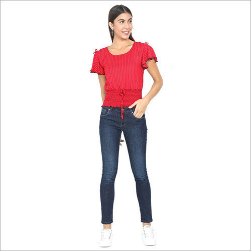 Red Crop Tops