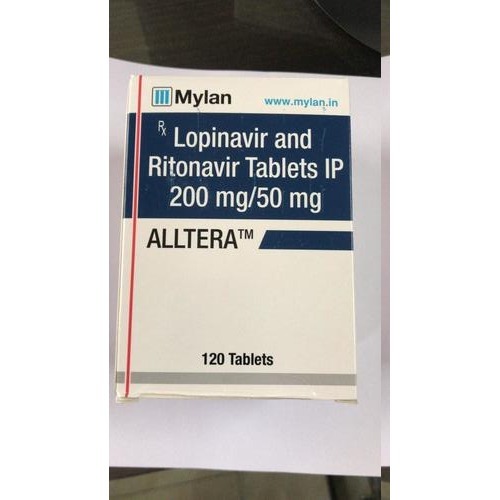 Tablets Ritonavir (50Mg) + Lopinavir (200Mg)