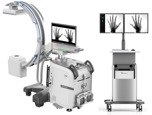 Garion 9 C-Arm Surgical X-Ray Machine - Color: White