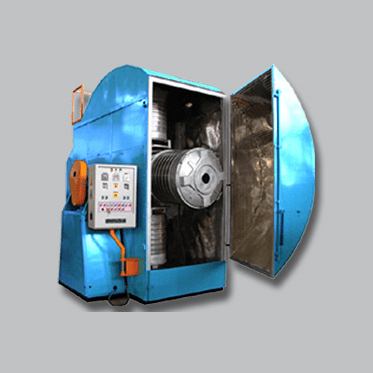 EN 1000x4 Single Station Bi Axial Rotational Moulding Machine