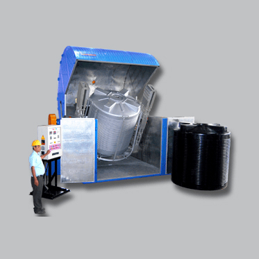 Clamshell Type Bi-Axial Rotational Moulding Machine