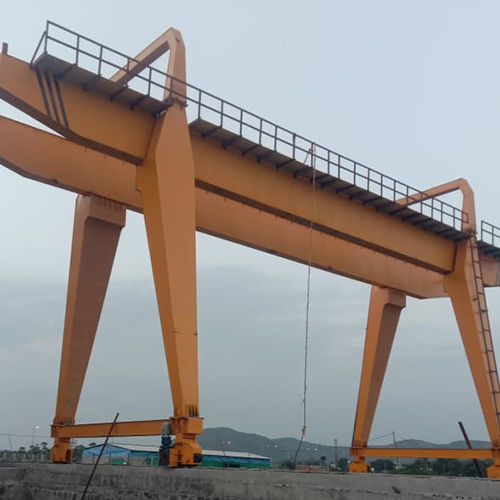 Gantry Crane - Steel, 50 Tons Lifting Capacity, 12 Meters Lifting Height | Customizable Span, Easy Maintenance, Weather Resistant, Remote Control