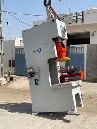 2 Cavity Aluminum Foil Container Making Machine - Color: Blue & White